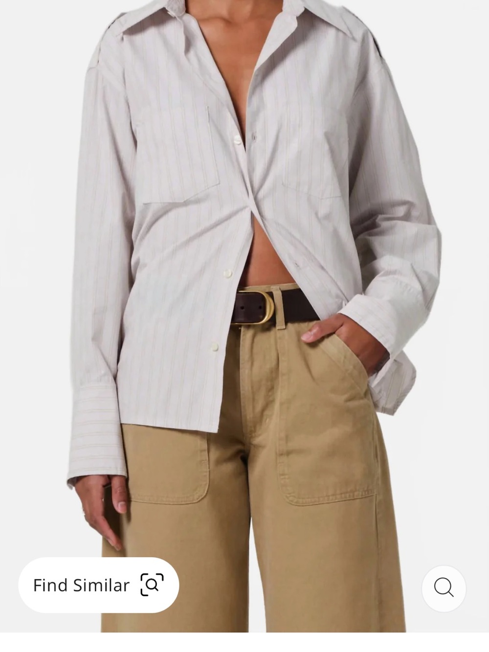 Citizens Of Humanity Ari Shirt in Palisade Stripe